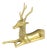 Hollywood Regency Brass Deer, Spain, 1960s For Sale