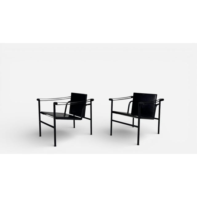 1990s Lc1 Chairs by Le Corbusier, Pierre Jeanneret, and Charlotte Perriand for Cassina For Sale - Image 12 of 12