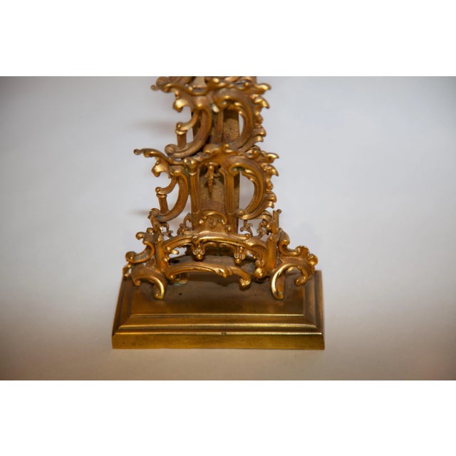 Mid 19th Century 19th Century French Gilt Letter/Calling Card Rack For Sale - Image 5 of 6