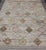 Modern Hand Knotted Moroccan Diamond Pattern in With Tribal Motifs Cream, soft gold, and brown rug with modern casual...