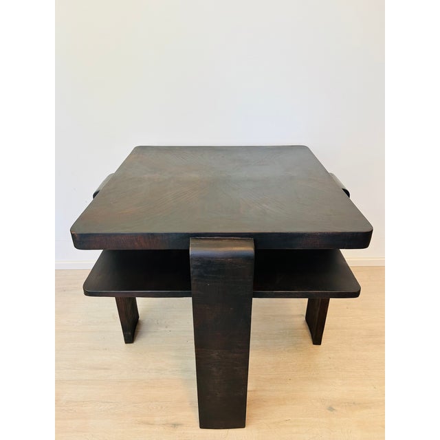 Bauhause Wooden Coffee Table, Germany, 1950s, in Very Good conditions. Designed 1950 to 1959