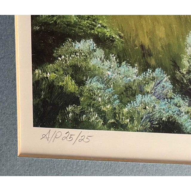 Paper Rebecca Holland 1970/80s «The Gate From the Headlands» Signed/Certified Lithograph, Artist’s Print #25/25 Rare & Gorgeous For Sale - Image 7 of 12