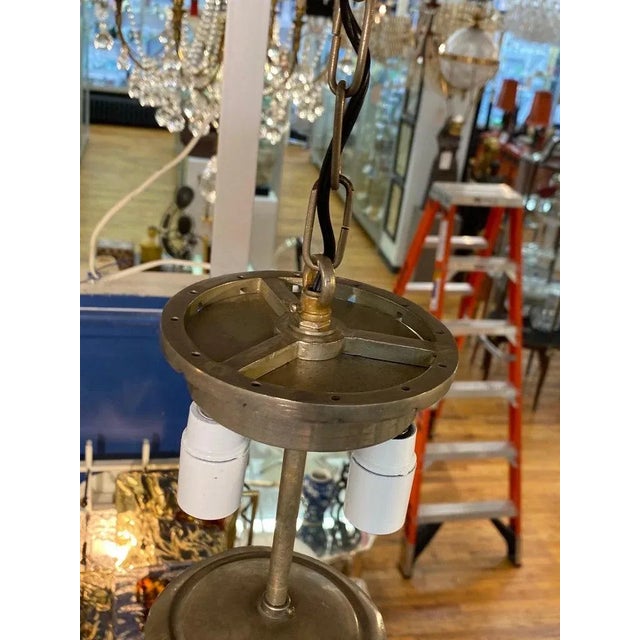 Pair of 1960s Vistosi Torcello Glass Disk Chandeliers by Gino Vistosi For Sale - Image 12 of 12