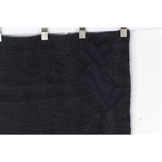 Anatolian Black Hemp Rug, 1960 For Sale - Image 16 of 18