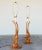 Moderne Stylized Gazelle Bust Walnut Sculpture Lamps - A Pair For Sale In Las Vegas - Image 6 of 7