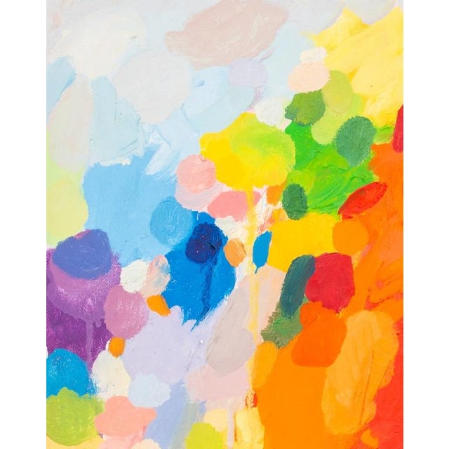 Contemporary Domenick Capobianco Abstract Oil on Canvas Panel For Sale - Image 3 of 7