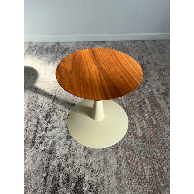 Designed by Patty Johnson for Keilhauer, the "Turn" side table is part of the permanent collection at the Design Exchange...