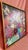 Roberta Pruett Beasley Signed Original Mixed-Media Floral Collage Painting, Framed, 20.75" For Sale In Washington DC - Image 6 of 15