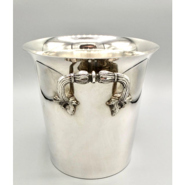 Silver Wine Cooler / Ice Bucket For Sale - Image 4 of 13