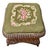 Antique Heywood Wakefield Wicker Foot Stool Ottoman For Sale - Image 9 of 16