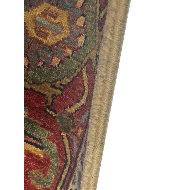 Pasargad DC Ivory Fine Hand Knotted Serapi Design Rug For Sale - Image 9 of 12