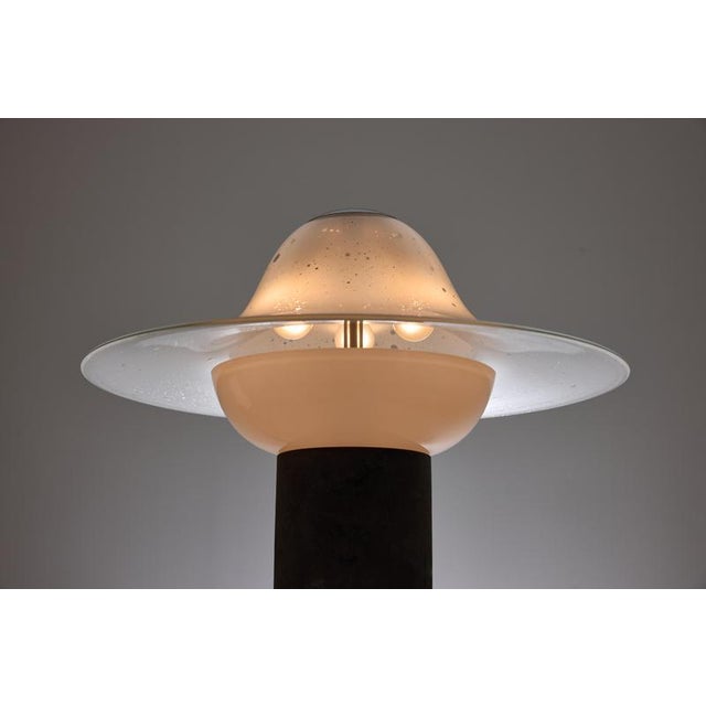 Large Vintage Scavo Table Lamp by Alfredo Barbini, 1970, in Very Good conditions. Designed 1970 to 1979 I have official...