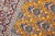 Textile Vintage Persian Isfahan Part Silk Carpet - 3'7" x 5'6" For Sale - Image 7 of 10