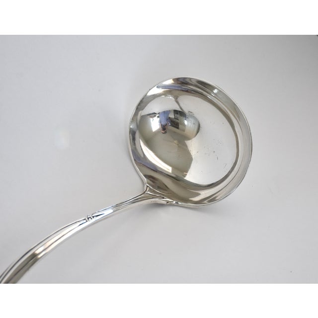 1900s Reed & Barton Art Nouveau Pat Sep. 20 1904. Silverplated Ladle 12" Ernest Meyers For Sale - Image 17 of 17