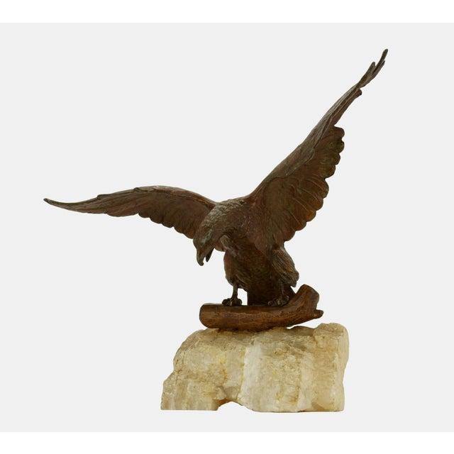Brown Soaring Eagle, Mid-20th Century For Sale - Image 8 of 8