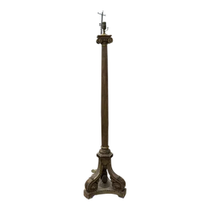 1920s French Neoclassical Style Giltwood Floor Lamp