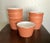 Easily update your decor with these coral colored bowls! These small bowls match our listing for the full dining set in...