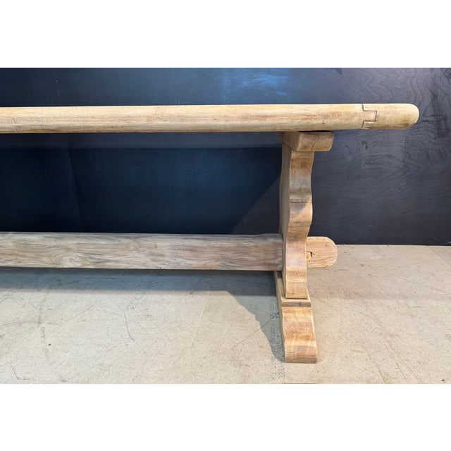 Oak Farmhouse Dining Table, 1920 For Sale - Image 14 of 18