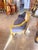 White Vintage Rococo Loveseat Black & Beige Velvet 55W For Sale - Image 8 of 10