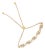14K Yellow Gold Plated .925 Sterling Silver 1/10 Cttw Diamond Infinity Heart Shaped 4”-10” Adjustable Bolo Bracelet (H-I Color, I2-I3 Clarity) For Sale