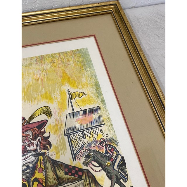 1960s George Cronias (1925-2004) "Track Pals" Original Color Lithograph C.1960 For Sale - Image 5 of 13