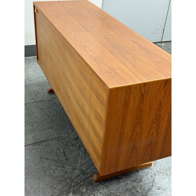 Dyrlund Danish Teak Credenza, Circa 1985 For Sale In San Francisco - Image 6 of 12
