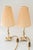 Jugendstil Brass Table Lamps with Fabric Shades, Vienna, Austria, 1908, Set of 2 For Sale - Image 11 of 18