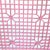 1990s Vintage Rustic Pink Stars Grid Geometric Wood Wall Panel For Sale - Image 5 of 6