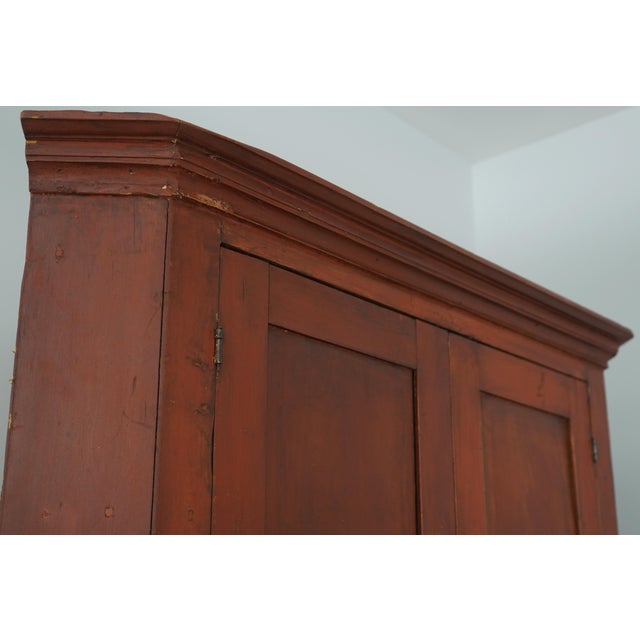 Antique Mid 19th Century Primitive Corner Cabinet For Sale - Image 10 of 18