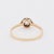 1970s Vintage Solitaire Gold Platinum and Diamonds, Size 10.5 For Sale - Image 5 of 5