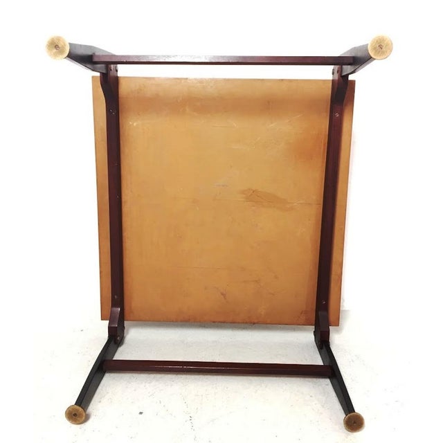 Brown Vintage Coffee Table by Guido Faleschini, Italy, 1960s For Sale - Image 8 of 9