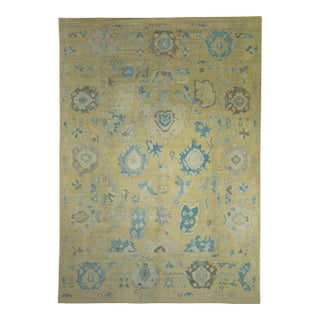 Turkish Oushak Rug 9'11" x 13'11" #18610 For Sale
