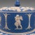 Blue 1850s Antique Victorian English Cheese Keeper For Sale - Image 8 of 13