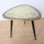 Triangular Glass Table with Oriental Motif, 1950s For Sale - Image 8 of 8