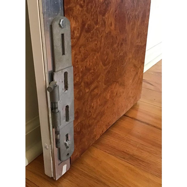 Brown Vintage Milo Baughman Style Mid Century Modern King Headboard For Sale - Image 8 of 12