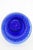 Abstract Indiana Glass Illusions 1980s Large Vase Cobalt Blue Optic Swirl Pattern 4876b For Sale - Image 3 of 11
