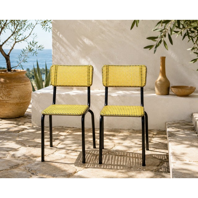 Mid-Century Modern French Chairs by Art-Prog, 1950s, Set of 2 For Sale - Image 9 of 9