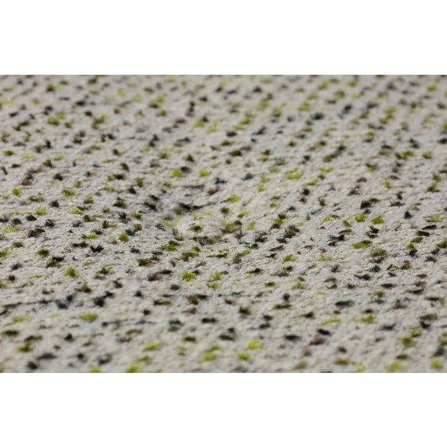 Taupe Mid-20th Century Bench Attributed to Edward Wormley for Dunbar in Mahogany With Bouclé Upholstery For Sale - Image 8 of 8