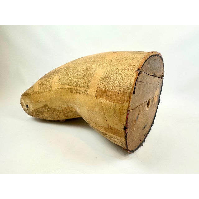 Wood Antique Tailor's Male Dummy Mannequin, 1900s For Sale - Image 7 of 16