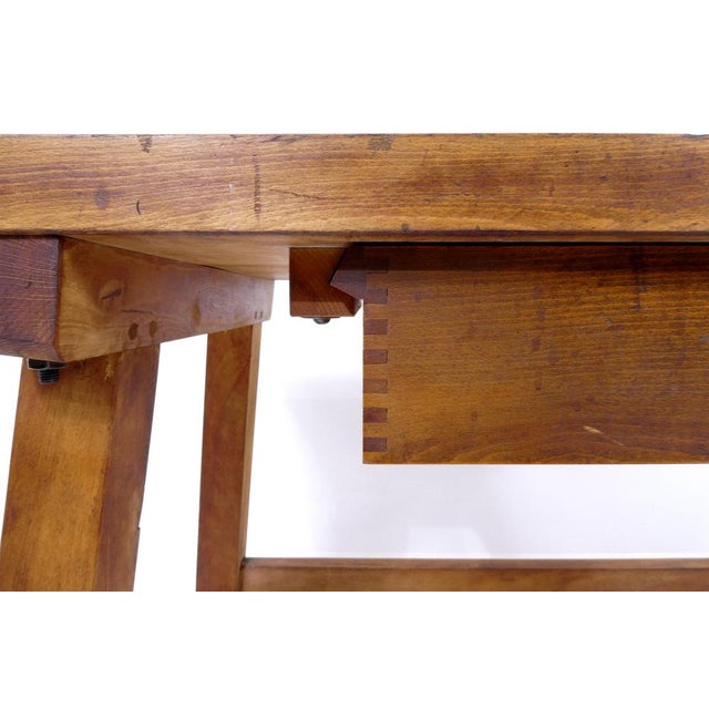 Vintage Swiss Workbench in Beech, 1930s For Sale - Image 13 of 18