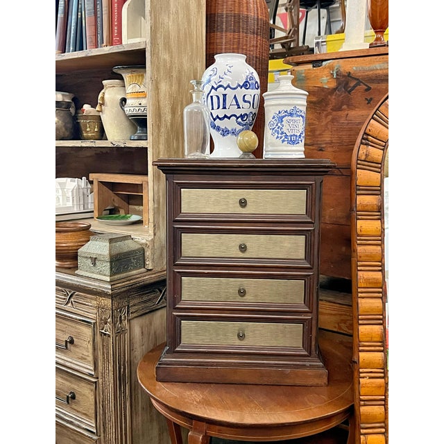 Blue Vintage 1989 Lilly Pharmaceutical Blue and White Ceramic "Diascord" Apothecary Jar For Sale - Image 8 of 9