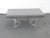 This beautiful Long Bench is made of Lucite, and upholstery. This piece was custom made, the legs are from a base of a...