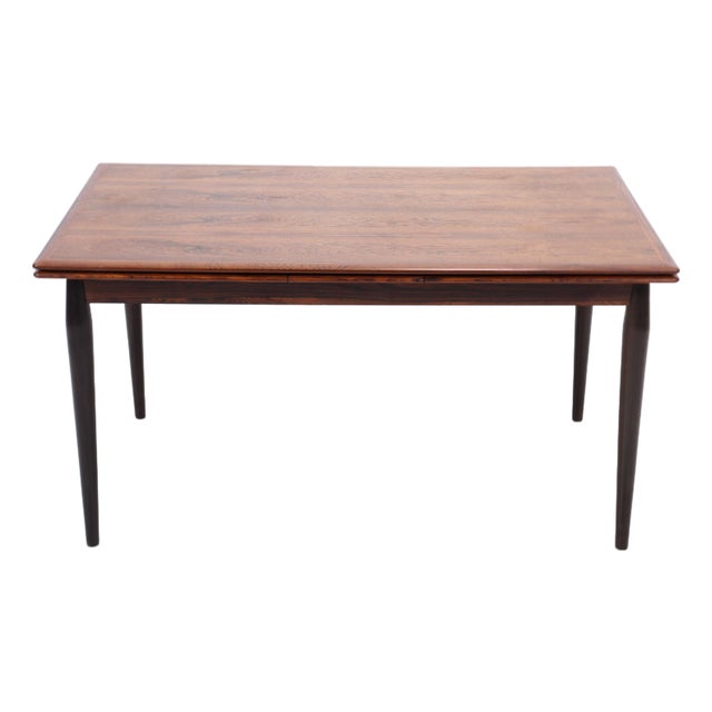 Mid-Century Rosewood Extendable Dining Table, 1960s For Sale