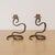 1940s Pair of French Brass Candlesticks For Sale In Los Angeles - Image 6 of 11