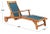 2020s Kamson Sunlounger - Natural/Navy For Sale - Image 5 of 10