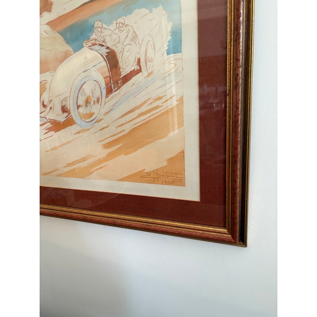 1905 Ernest Montaut Hand Colored Pochoir Lithograph For Sale - Image 4 of 8