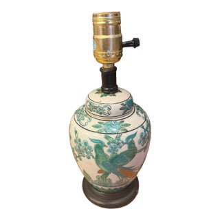 Antique Japanese Imari Ginger Jar Lamp For Sale