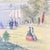 Currier & Ives "The Hudson at Peekskill" Antique Hand-Colored Lithograph, Framed For Sale - Image 4 of 7