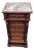 19th Century French Antique Walnut Marble Top Bedside Cabinet Nightstand For Sale