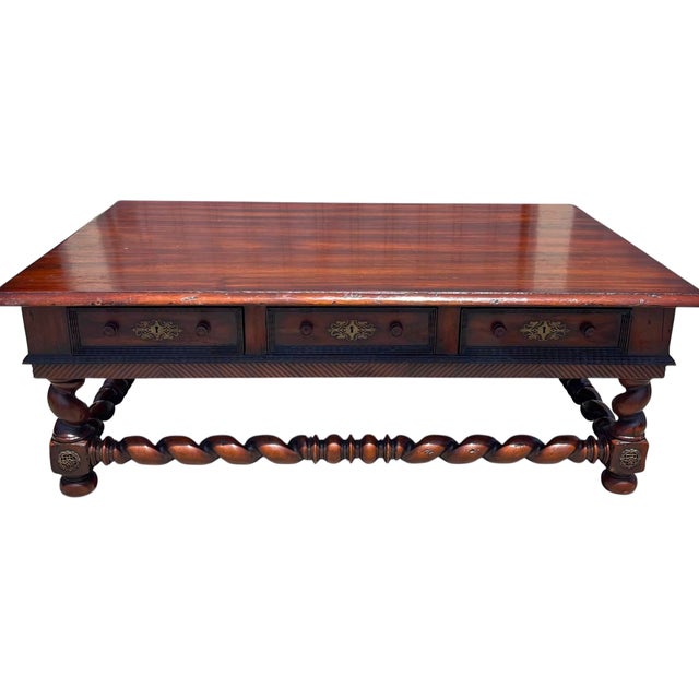 Alfonso Marina Ebanista Castello Coffee Cocktail Table For Sale In Los Angeles - Image 6 of 6